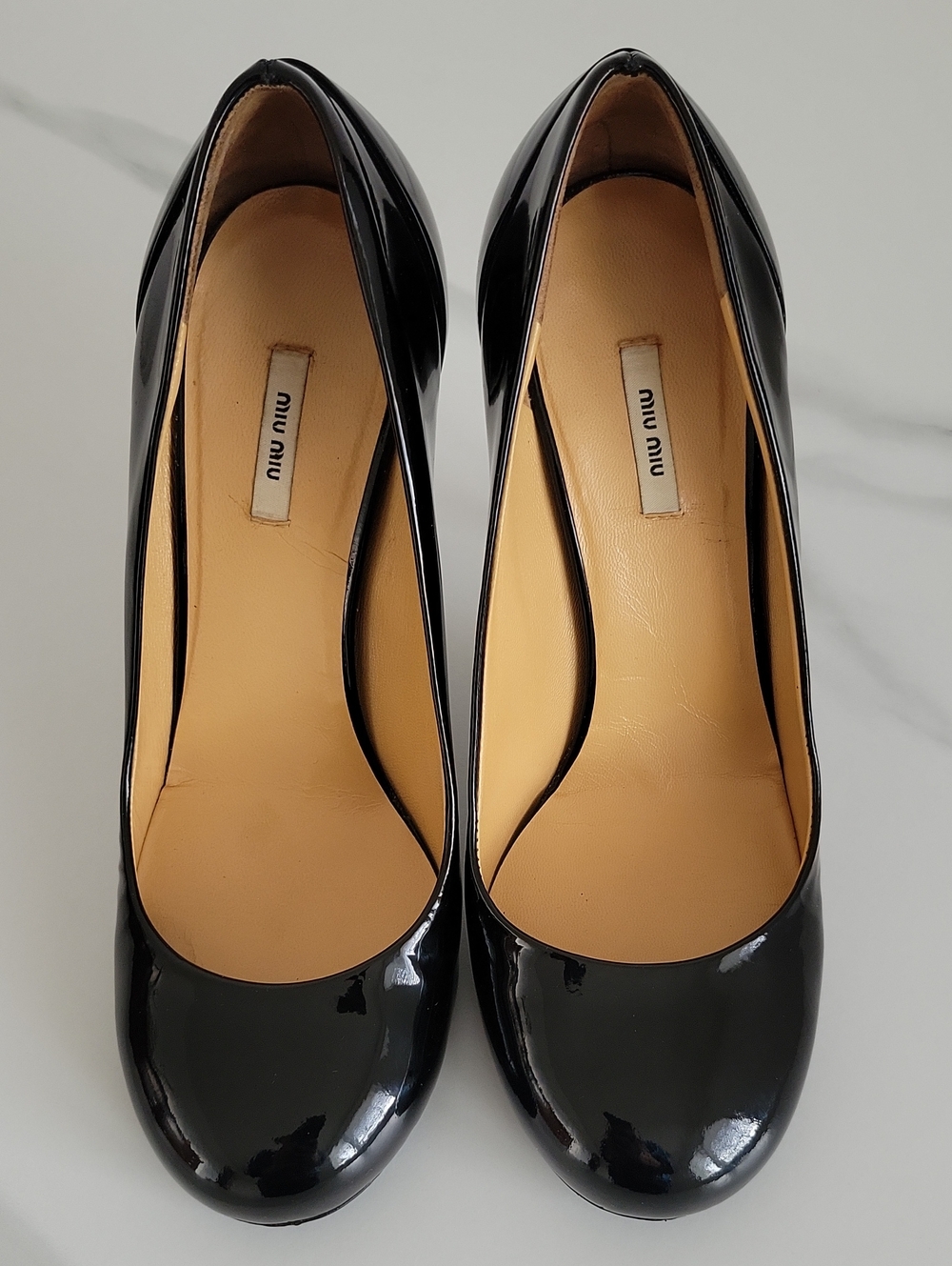 Miu Miu Black Patent High Heel Pumps - Picture 5 of 16